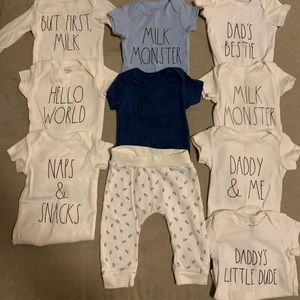Rae Dunn Baby Clothes.